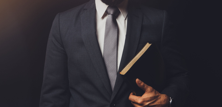 Pastor with Bible
